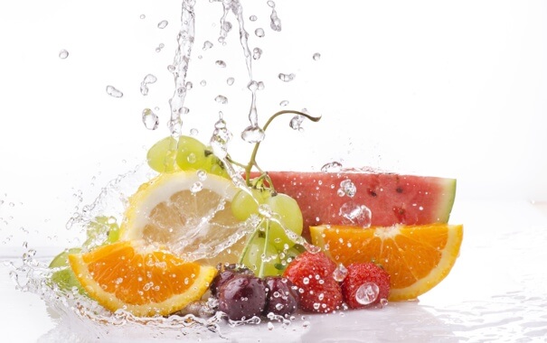 вода во фруктах